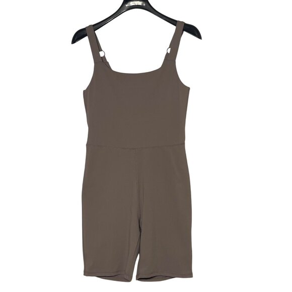 Move Theology One Piece Short Suit Jumper Romper Onesie Sz LG Stretch - Picture 1 of 7